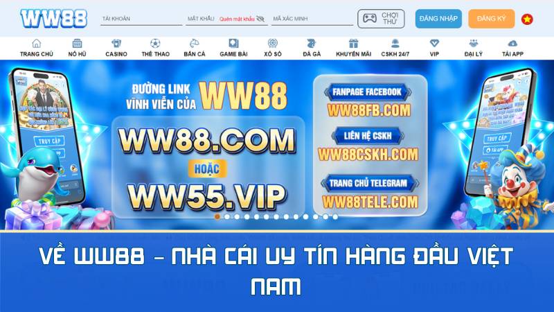 Về WW88 – Nhà cái uy tín hàng đầu Việt Nam